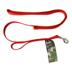 Loops 2 Double Nylon Handle Leash - Red, 6" Long x 1" Wide-Dog-Coastal Pet Products-PetPhenom