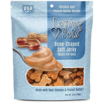 Loving Pets Bone-Shaped Soft Jerky Treats Peanut Butter, 6 oz-Dog-Loving Pets-PetPhenom