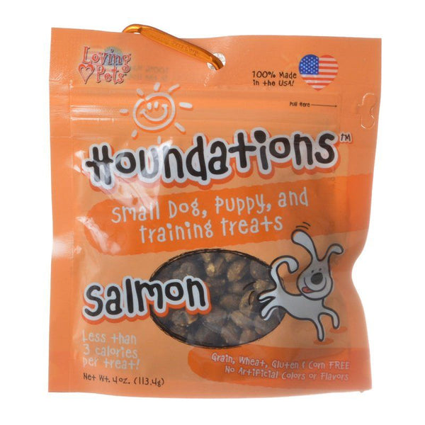 Loving Pets Houndations Training Treats - Salmon, 4 oz-Dog-Loving Pets-PetPhenom