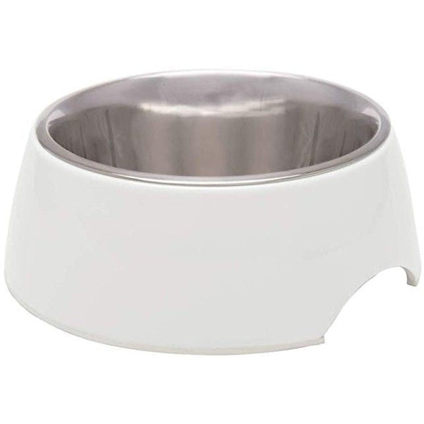 Loving Pets Ice White Retro Bowl , 1 count - Large-Dog-Loving Pets-PetPhenom