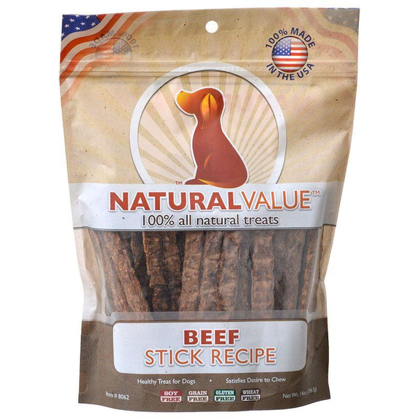 Loving Pets Natural Value Beef Sticks, 14 oz-Dog-Loving Pets-PetPhenom