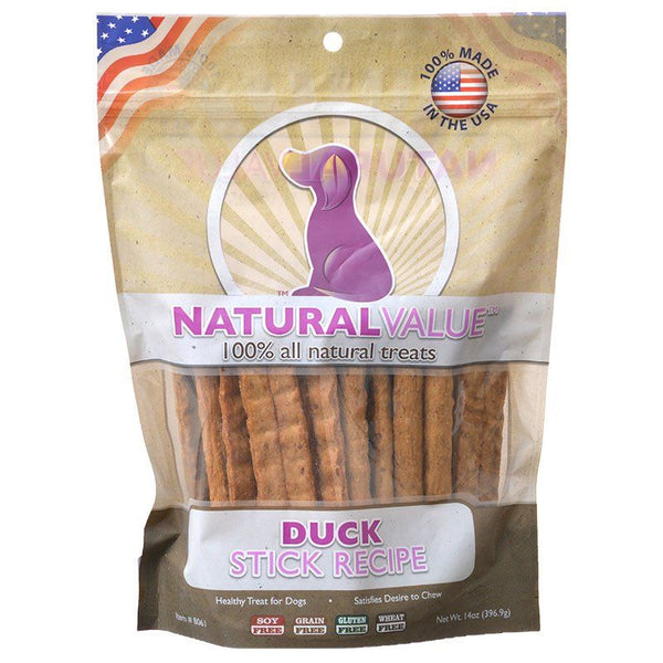Loving Pets Natural Value Duck Sticks, 14 oz-Dog-Loving Pets-PetPhenom