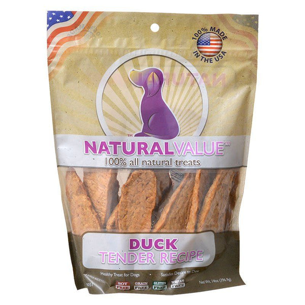 Loving Pets Natural Value Duck Tenders, 14 oz-Dog-Loving Pets-PetPhenom