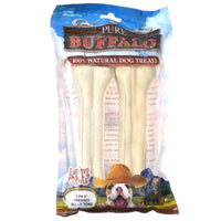 Loving Pets Pure Buffalo Dog Treats - Pressed Bully Bone, 8" Bones (2 Pack)-Dog-Loving Pets-PetPhenom