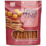 Loving Pets Soft Jerky Sticks Bacon Flavor, 6 oz-Dog-Loving Pets-PetPhenom