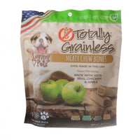 Loving Pets Totally Grainless Meaty Chew Bones - Chicken & Apple, Large Dogs - 6 oz - (Dogs 41+ lbs)-Dog-Loving Pets-PetPhenom