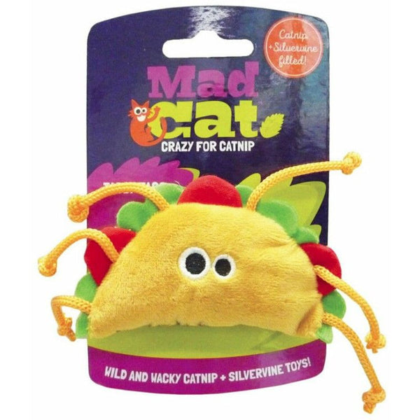 Mad Cat Tabby Taco Cat Toy, 1 count-Cat-Mad Cat-PetPhenom