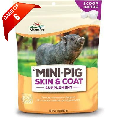 Manna Pro Manna Pro Mini Pig Skin & Coat Supplement 1 lb bag-Small Pet-Manna Pro-PetPhenom