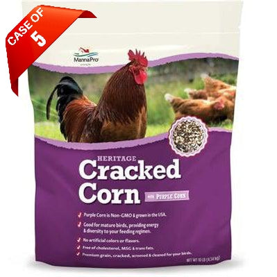 Manna Pro Manna Pro Poultry Feed Cracked Corn with Purple Corn 10 lb-Chicken-Manna Pro-PetPhenom