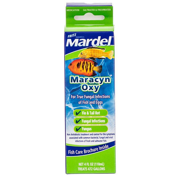 Mardel Maracyn Oxy Fungal Aquarium Medication, 4 oz - (Treats 472 Gallons)-Fish-Mardel-PetPhenom