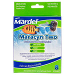 Mardel Maracyn Two Antibacterial Aquarium Medication - Powder, 8 Count - (8 x 0.021 oz Powder Packets)-Fish-Mardel-PetPhenom