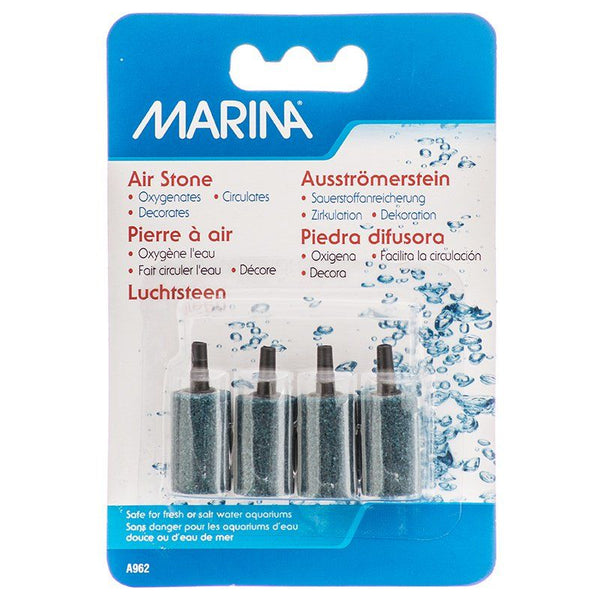 Marina Aqua Fizzz Aquarium Air Stone, 1" Cylinder Air Stone (4 Pack)-Fish-Marina-PetPhenom