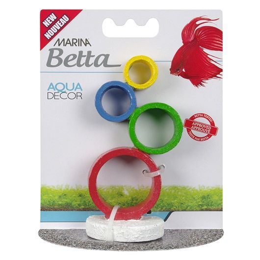 Marina Betta Aqua Decor - Circus Rings, 1 count-Fish-Marina-PetPhenom