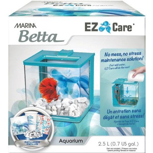 Marina Betta EZ Care Aquarium Kit, 0.07 gallon - Blue-Fish-Marina-PetPhenom