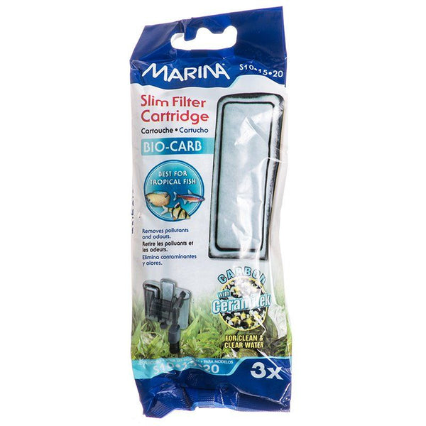 Marina Bio-Clear Slim Power Filter Cartridge, 3 Pack-Fish-Marina-PetPhenom