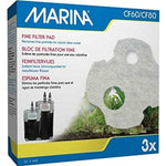 Marina Canister Filter Replacement Fine Filter Pad for CF60/CF80, 3 count-Fish-Marina-PetPhenom