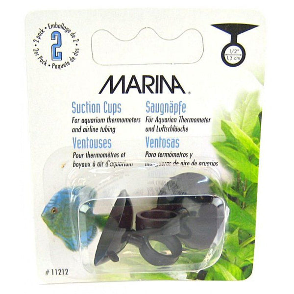 Marina Thermometer Suction Cups - Black, Thermometer Suction Cups (2 Pack)-Fish-Marina-PetPhenom