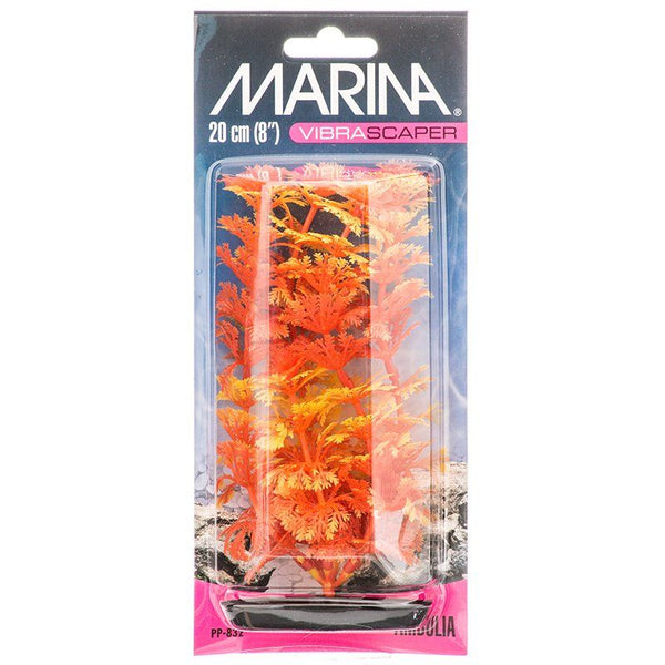 Marina Vibrascraper Ambulia Plant - Orange & Yellow, 8" Tall-Fish-Marina-PetPhenom