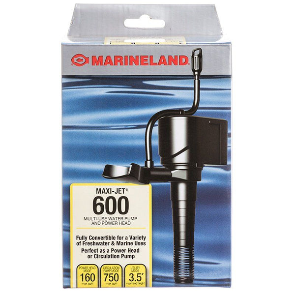 Marineland Maxi Jet Pro Water Pump & Powerhead, 600 Series - 3.5' Max Head (160/750 GPH)-Fish-Marineland-PetPhenom