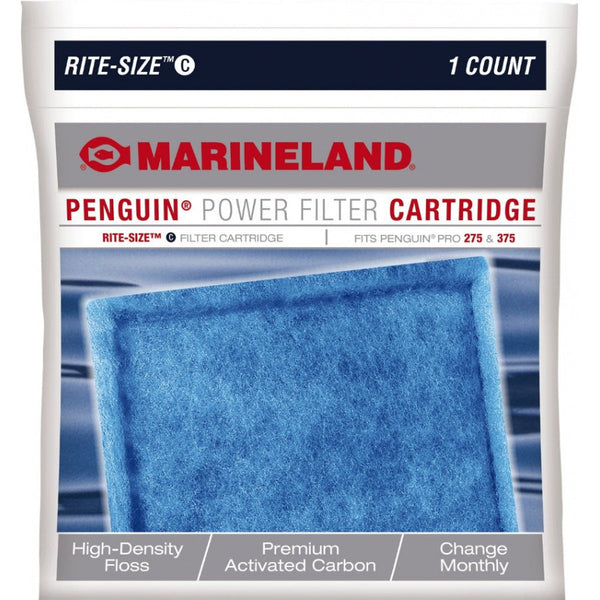 Marineland Penguin Power Filter Cartridge Rite-Size C, 1 Pack-Fish-Marineland-PetPhenom