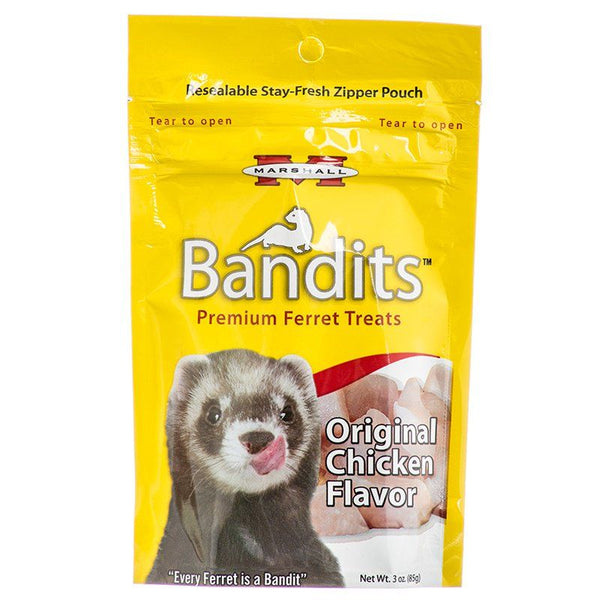 Marshall Bandits Premium Ferret Treats - Chicken Flavor, 4 oz-Small Pet-Marshall-PetPhenom