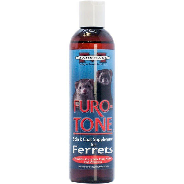 Marshall Furo-Tone Skin & Coat Supplement - Ferrets, 8 oz-Small Pet-Marshall-PetPhenom