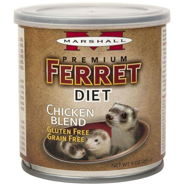 Marshall Premium Ferret Diet Chicken Entrée, 9 oz-Small Pet-Marshall-PetPhenom