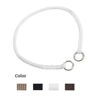 Mendota Pet Medium Weight Petite Choke Collar - White - 22" Collar-Dog-Mendota Pet-PetPhenom