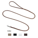 Mendota Pet Medium Weight Petite Snap Leash - 48" Long - Brown-Dog-Mendota Pet-PetPhenom