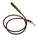 Mendota Pet Rolled Slip Lead - Chestnut - 3/4" -3' Handler Lead (#ME10636)-Dog-Mendota Pet-PetPhenom
