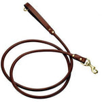 Mendota Pet Rolled Snap Lead - (Leather) Chestnut - 3/4" -6 Ft.-Dog-Mendota Pet-PetPhenom