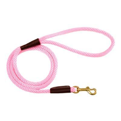 Mendota Pet Small Snap Leash- 3/8" x 4ft. -Black Ice - Raspberry-Dog-Mendota Pet-PetPhenom