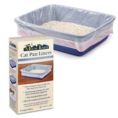 Meow Town Cat Pan Liners Large 30/Pack-Cat-Meow Town-PetPhenom
