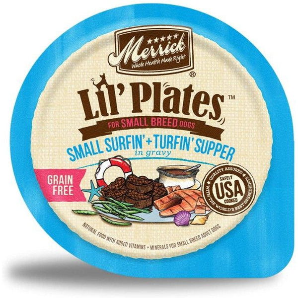 Merrick Lil Plates Grain Free Small Surfin + Turfin Supper, 3.5 oz-Dog-Merrick-PetPhenom