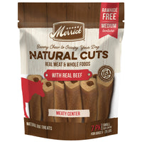 Merrick Natural Cut Beef Chew Treats Small, 7 count-Dog-Merrick-PetPhenom