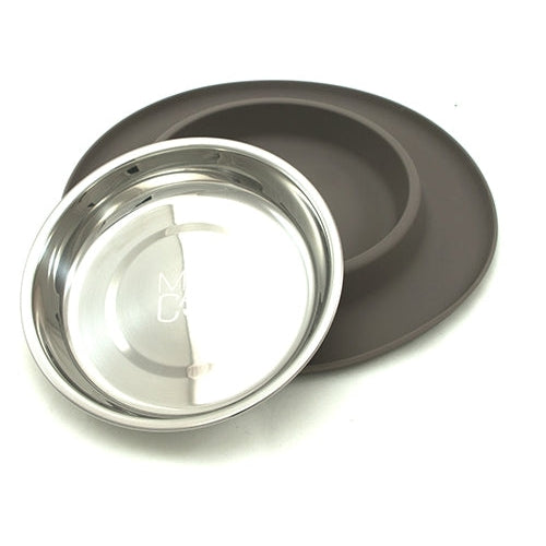 Messy Mutts Cat Single Bowl Silicone Feeders by Messy Mutts -Grey-Cat-Messy Mutts-PetPhenom