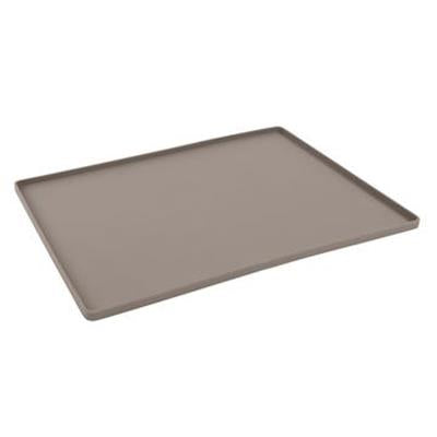 Messy Mutts Gray Silicone Food Mat With Raised Edge by Messy Mutts-Dog-Messy Mutts-PetPhenom