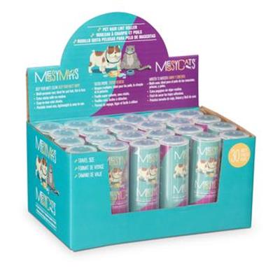 Messy Mutts Hair Lint Rollers - Case of 24 Travel Size Rollers by Messy Mutts-Dog-Messy Mutts-PetPhenom