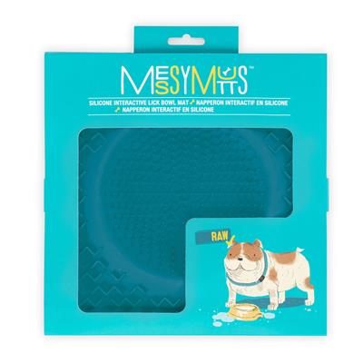 Messy Mutts Silicone Therapeutic Licking Bowl Mat by Messy Mutts -Blue-Dog-Messy Mutts-PetPhenom