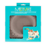 Messy Mutts Silicone Therapeutic Licking Bowl Mat by Messy Mutts -Grey-Dog-Messy Mutts-PetPhenom