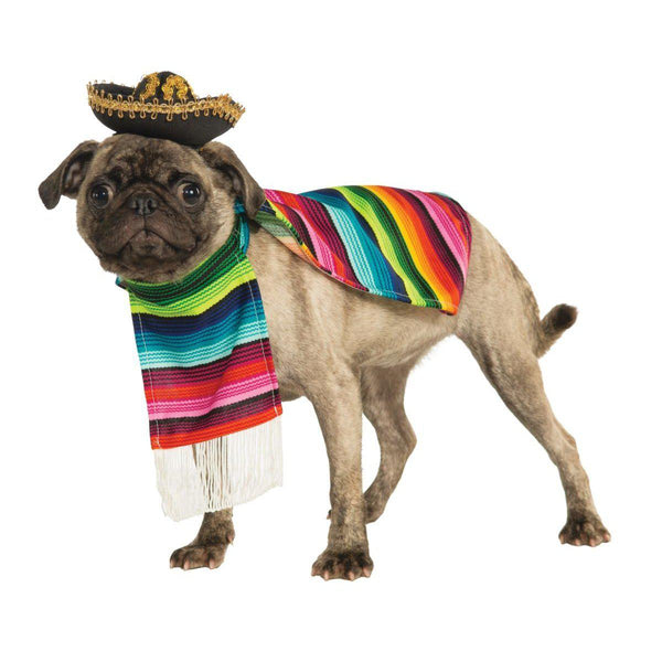 Mexican Serape Pet Costum-Costumes-Rubies-Small-PetPhenom