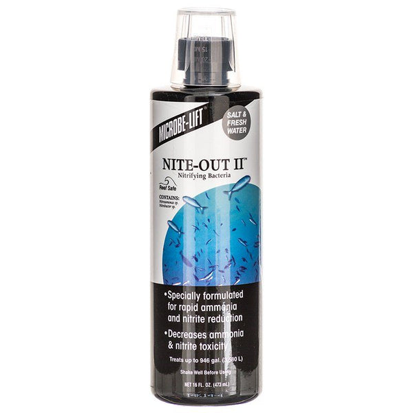 Microbe-Lift Nite Out II for Aquariums, 16 oz-Fish-Microbe-Lift-PetPhenom