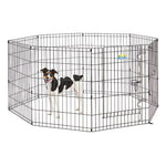 MidWest Contour Wire Exercise Pen with Door for Dogs and Pets, 30" tall - 1 count-Dog-Mid West-PetPhenom