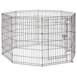 MidWest Contour Wire Exercise Pen with Door for Dogs and Pets, 36" tall - 1 count-Dog-Mid West-PetPhenom