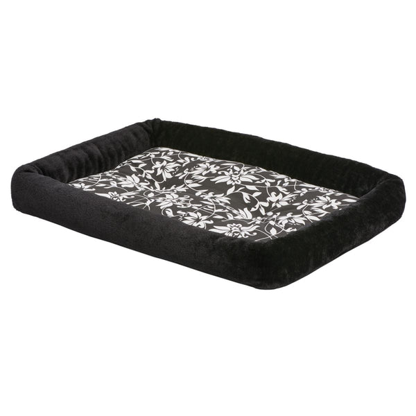 MidWest Quiet Time Bolster Bed Floral for Dogs, Large - 1 count-Dog-Mid West-PetPhenom