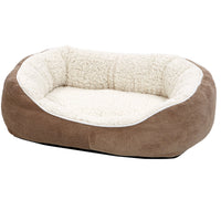 MidWest Quiet Time Boutique Cuddle Bed for Dogs Taupe, Small - 1 count-Dog-Mid West-PetPhenom