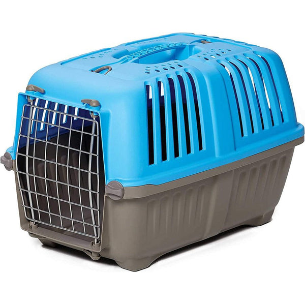 MidWest Spree Pet Carrier Blue Plastic Dog Carrier, Small - 1 count-Dog-Mid West-PetPhenom