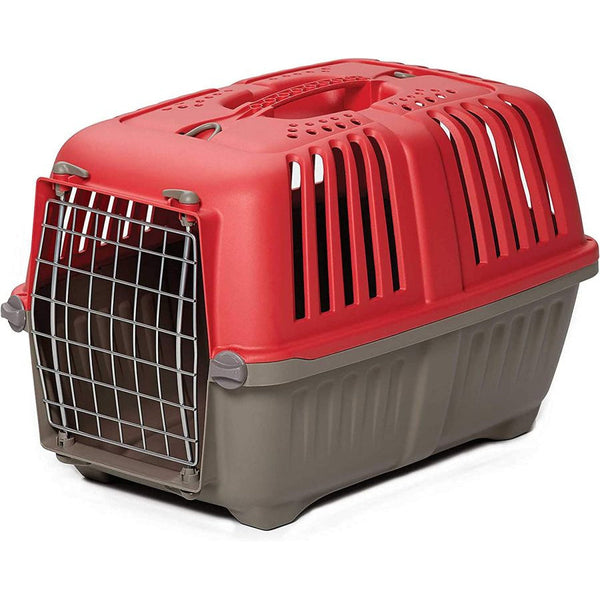 MidWest Spree Pet Carrier Red Plastic Dog Carrier, X-Small - 1 count-Dog-Mid West-PetPhenom