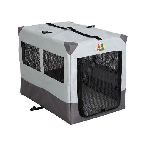 Midwest Canine Camper Sportable Crate Gray 31" x 21.50" x 24"-Dog-Midwest-PetPhenom