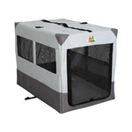 Midwest Canine Camper Sportable Crate Gray 36" x 25.50" x 28"-Dog-Midwest-PetPhenom